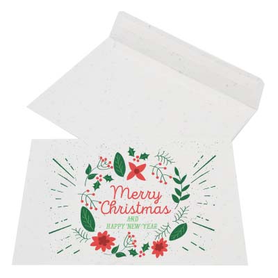 Samenpapier Weihnachtskarte A5 - Bild 2